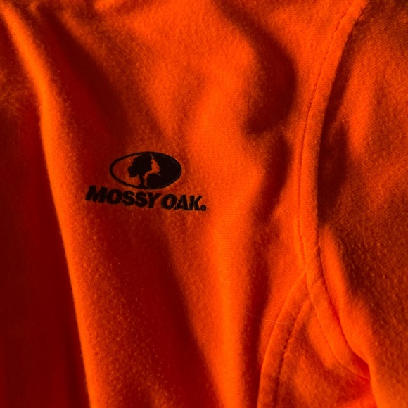 Mossy Oak mens orange jacket.